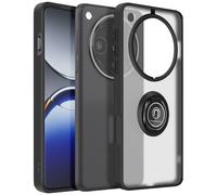 Coque pour Oppo Find X8 Pro Bague Magnétique Dos Translucide Noir