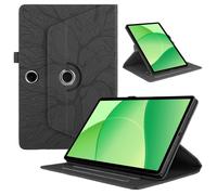 Coque pour Oppo Pad SE 11"" Tablet, Housse Étui Pivotant à 360°en Cuir PU Flip Case Cover,Arbre de vie noir XZRX