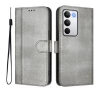Coque pour Oppo Realme C71 4G Housse Etui en PU Cuir Portefeuille avec Porte Carte à Rabat Clapet Housse Protection Flip Case Magnétique Étui pour Oppo Realme C71 4G, Gray