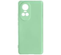 Coque pour Oppo Reno 10 et 10 Pro Semi-rigide Soft-touch avec Dragonne Vert