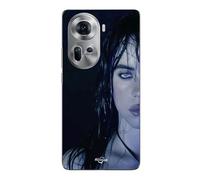 Coque Pour Oppo Reno 11 5g Billie Eilish Visage Fond Noir Maniacase