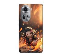 Coque Pour Oppo Reno 11 5g Demon Slayer Nezuko 3D art anime Manga Maniacase