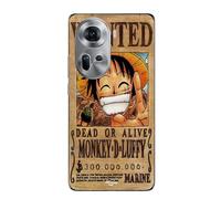 Coque Pour Oppo Reno 11 5g One Piece Wanted Poster Monkey D. Luffy Maniacase