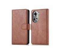 Coque pour Oppo Reno 11 F Similicuir Marron
