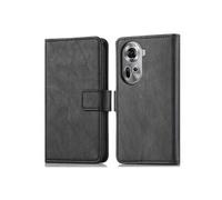 Coque pour Oppo Reno 11 F Similicuir Noir