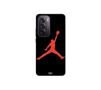 Coque Pour Oppo Reno 12 5g Jordan logo 23 nike basketball couleur rouge