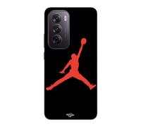 Coque Pour Oppo Reno 12 Pro 5g Jordan Logo 23 Nike Basketball Couleur Rouge Maniacase
