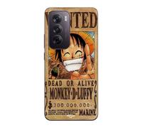 Coque Pour Oppo Reno 12 Pro 5g One Piece Wanted Poster Monkey D. Luffy Maniacase