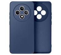 Coque pour Oppo Reno 12F Semi-rigide Soft-touch Anti-traces Bleu nuit
