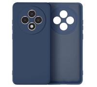 Coque pour Oppo Reno 12F Semi-rigide Soft-touch Anti-traces Bleu nuit