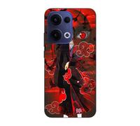 Coque Pour Oppo Reno 13 5g Demon Slayer Kimetsu No Yaiba Itachi Uchiha Front Rouge