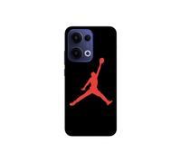 Coque Pour Oppo Reno 13 5g Jordan logo 23 nike basketball couleur rouge