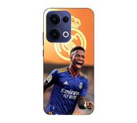 Coque Pour Oppo Reno 13 5g Vini Jr Wallpaper Real Madrid Bleu Et Jaune Maniacase