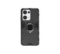 Coque pour Oppo Reno 13 Anneau Support Antichoc Noir