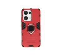 Coque pour Oppo Reno 13 Anneau Support Antichoc Rouge