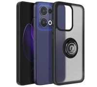 Coque pour Oppo Reno 13 Bague Magnétique Dos Translucide Noir