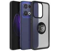Coque pour Oppo Reno 13 Bague Magnétique Dos Translucide Noir