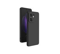 Coque pour Oppo Reno 13 F et 13 FS Silicone Souple Mat Noir
