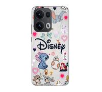 Coque Pour Oppo Reno 13 Pro 5g Disney Personnages Stitch Ariel Dumbo