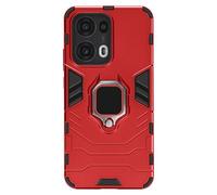 Coque pour Oppo Reno 13 Pro Anneau Support Antichoc Rouge