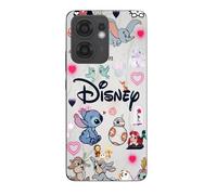 Coque Pour Oppo Reno 13f Disney Personnages Stitch Ariel Dumbo