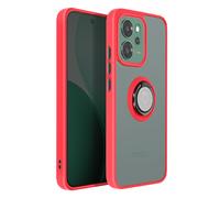 Coque pour Oppo Reno 14 F / 14 FS avec Support Anneau et Fixation Magnétique Rouge