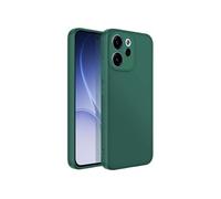Coque pour Oppo Reno 15F / 15 FS en Silicone Souple Antichocs Oléophobe Vert foncé