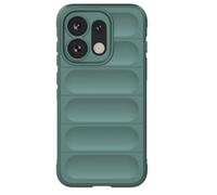 Coque pour Oppo Reno 16 / 16 Pro avec Relief 3D et Grip Antidérapant Vert