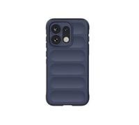 Coque pour Oppo Reno 16 / 16 Pro Relief 3D Grip Antidérapant Bleu Nuit
