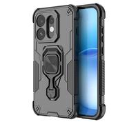 Coque pour Oppo Reno 16 Antichoc avec Anneau Magnétique Support Noir