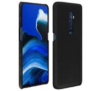 Avizar Coque pour Oppo Reno 2 – Aspect cuir effet vintage, protection rigide et fine – Noir
