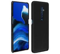 Avizar Coque pour Oppo Reno 2 – Aspect cuir effet vintage, protection rigide et fine – Noir