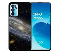 Coque Pour Oppo Reno6 5g - Andromède - Silicone - Noir