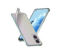 Coque pour Oppo Reno8 Lite 5G Gel Silicone Coins Rebords Renforcés Antichoc, Transparent