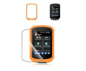 Coque pour ordinateur de vélo Magene C506/C506SE - Coque de protection en silicone avec protection d'écran souple - Résistante aux chocs, douce pour la peau et imperméable pour une durabilité accrue