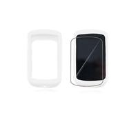 Coque pour ordinateur de vélo Magene C606 - Coque de protection en silicone avec protection d'écran souple - Résistante aux chocs, douce pour la peau et imperméable - Blanc