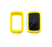 Coque pour ordinateur de vélo Magene C606 - Coque de protection en silicone avec protection d'écran souple - Résistante aux chocs, douce pour la peau et imperméable pour une durabilité accrue - Jaune