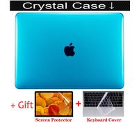 Coque pour ordinateur portable Apple Macbook - For A1286 avec CD ROM - Cristal menthe bleu