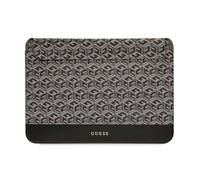 Guess Housse magnétique pour ordinateur GCube GUCS16HGCFSEK – Manchon à rayures Noir 16"