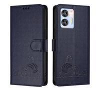 Coque pour Oukitel C35/C36, Housse en Cuir PU Pochette Portefeuille Magnétique Etui de Protection, [RFID Blocage] [Fentes pour Cartes] Flip Case pour Oukitel C35/C36, Bleu