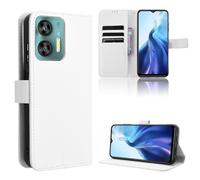 Coque pour Oukitel C35/C36 Housse, Étui en Cuir PU Portefeuille avec Fente Carte, avec Fonction de Support, Fermeture Magnétique Etui pour Oukitel C35/C36, Blanc