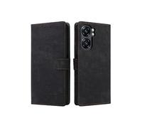 Coque pour Oukitel C58 Blocage RFID Couverture De Fentes Pour Cartes Etui en Cuir PU Portefeuille Flip Folio Fermeture Magnétique Noir