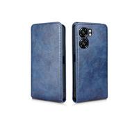 Coque pour Oukitel C58 Pro Etui de Protection en Cuir à Rabat Vertical de Luxe avec Fente pour Carte Bleu