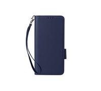 Coque pour Oukitel C62/C62 Pro étui à rabat magnétique en TPU souple antichoc avec porte-cartes, compatible avec Oukitel C62/C62 Pro-Bleu