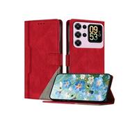 Coque pour Oukitel C62/C62 Pro Housse en Cuir PU avec [Protection Antichoc TPU] [Fonction Support] [Porte-Cartes ] Etui pour Antichoc Magnétique