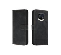 Coque pour Oukitel W15 Protection Portefeuille Etui à Rabat Housse en Cuir PU avec Antichoc TPU Magnétique Flip Pochette Housse Noir