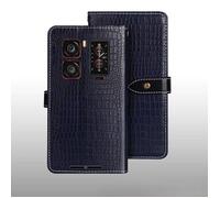Coque pour Oukitel WP300 6.8"", Housse en Cuir PU Pochette de Portefeuille, Magnétique Étui de Protection, Bleu WG