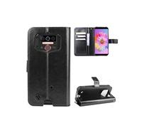 Coque pour OukItel WP5 Protection Antichoc Effet Etui Cuir et Intérieur TPU avec Porte-Cartes Fonction de Suppport Noir