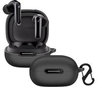 Coque pour P40i, Housse Protection en Silicone avec Mousqueton, Ultra Mince Antichoc Couverture Complète Protection Étui Protecteur Accessoires, Noir