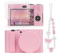 Coque pour Panasonic Lumix TZ300/TX3 + 2 films de protection d'écran et 1 | VOVMOEYA Kit d'accessoires 3 en 1 pour Panasonic Lumix DC-TZ300/DC-TX3/DC-ZS300, antidérapant, anti-rayures, anti-chocs
